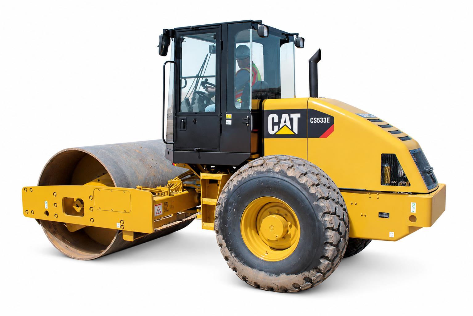 Rolo compactador de solo Caterpillar CS533E