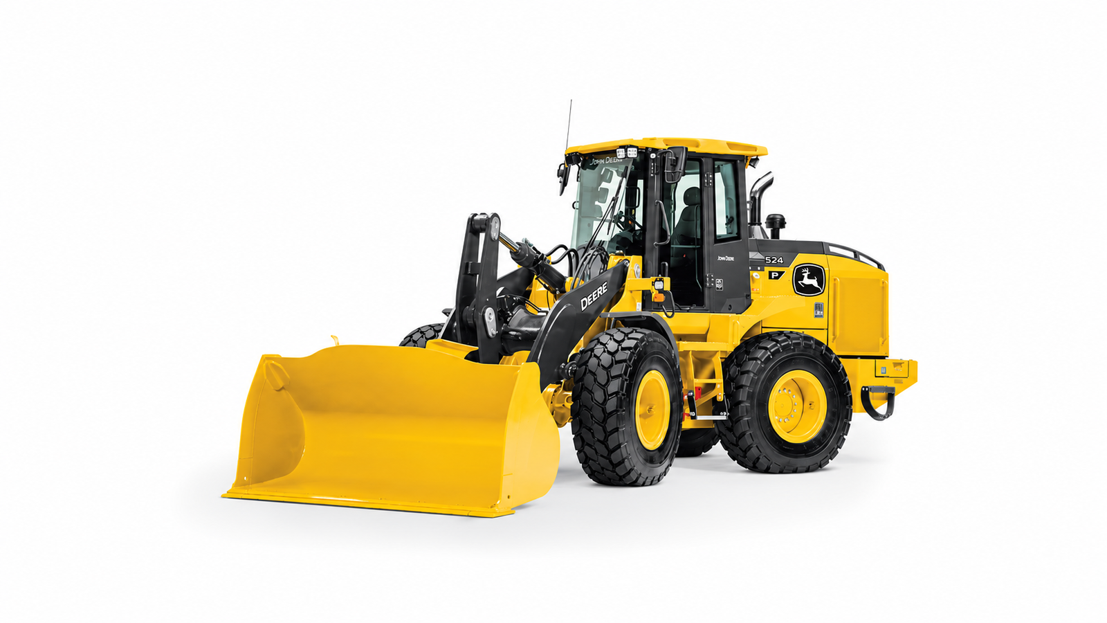 Pá carregadeira John Deere 524P